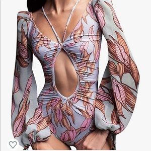 Stylish one piece bathing suit